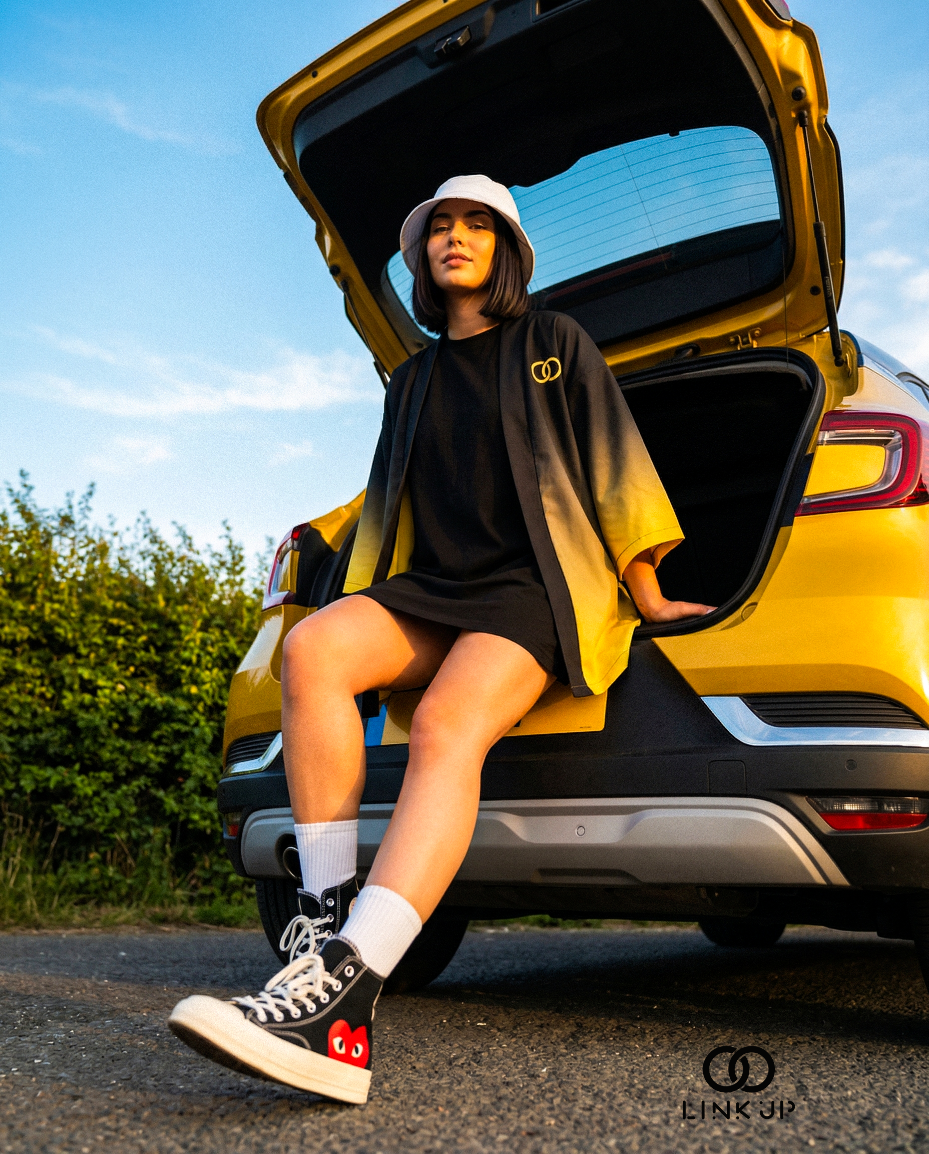 Haori Inversion Jaune