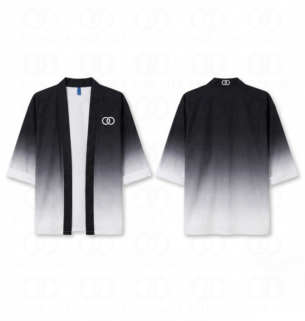 Haori Inversion Noir et blanc